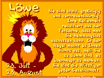 Lustiges Horoskop Geburtstag